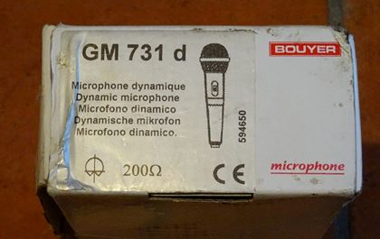 Unknown-BOUYER GM731 french mic.
